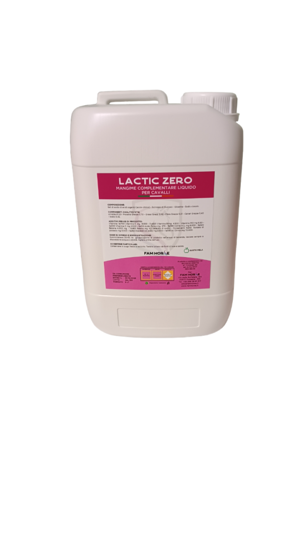 LACTIC ZERO - INTEGRATORE LIQUIDO PER CAVALLI